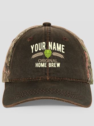 Home Brew : Embroidered 2-Tone Camo Hats