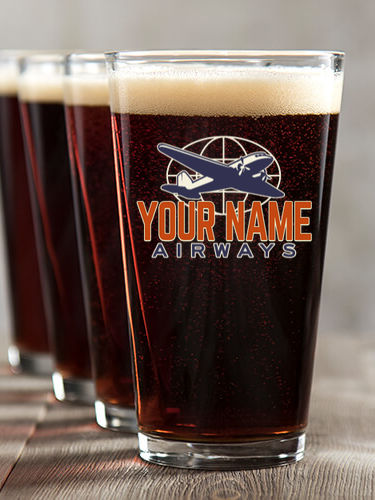 Airways : Pint Glasses - Color Printed