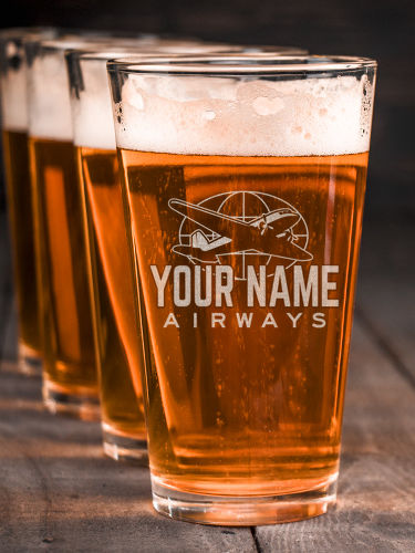 Airways : Pint Glasses - Engraved