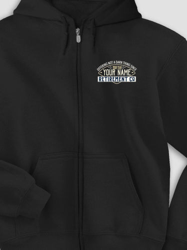Retirement Company : Embroidered Zip Hoodies
