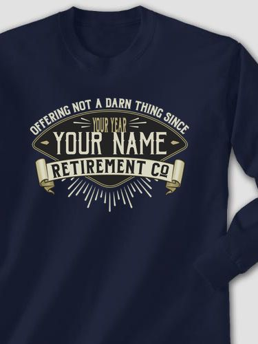 Retirement Company : Printed Long Sleeves