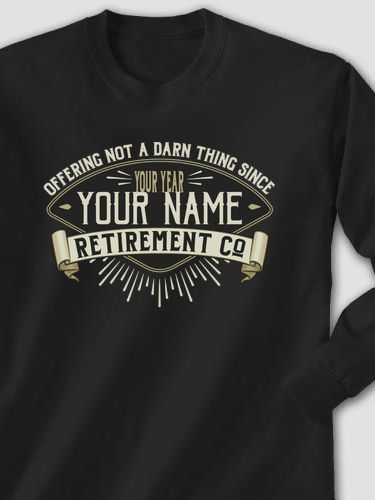 Retirement Company : Printed Long Sleeves