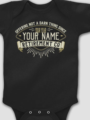 Retirement Company : Printed Baby Bodysuits