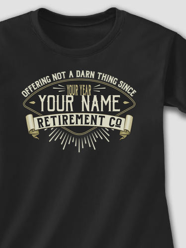 Retirement Company : Adult Ladies Fitted T-Shirt