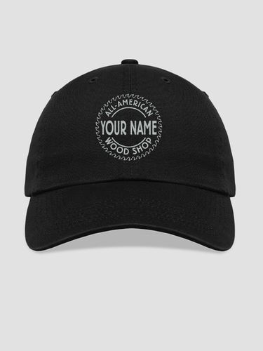 Wood Shop : Embroidered Baseball Hats