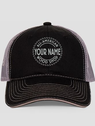 Wood Shop : Embroidered Trucker Hats