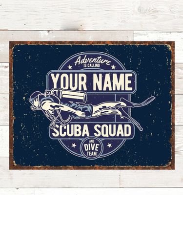 Scuba : Tin Signs