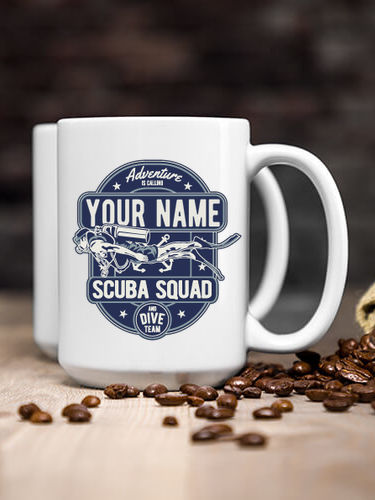Scuba : Ceramic Coffee Mugs