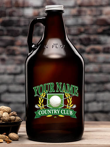 Classic Country Club : Beer Growlers - Color Printed
