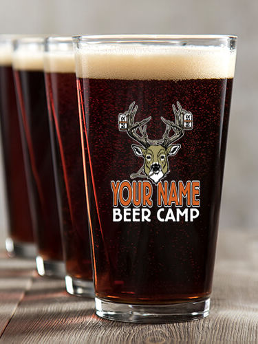 Beer Camp : Pint Glasses - Color Printed