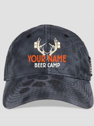 Beer Camp : Embroidered Kryptek Tactical Camo Hats