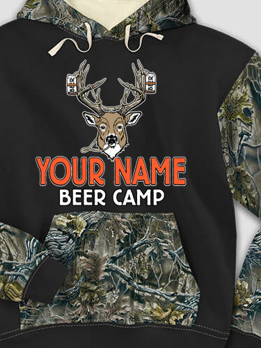 Beer Camp : Printed 2-Tone Camo Hoodies