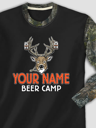 Beer Camp : Printed 2-Tone Camo Long Sleeves