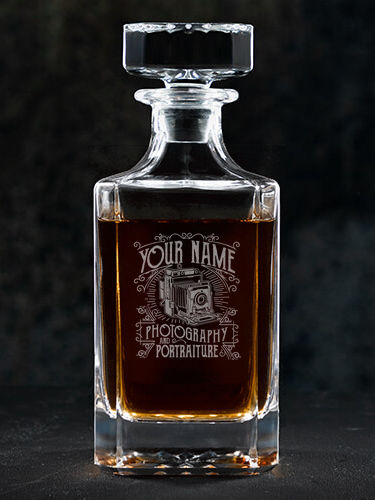 Photography : Whiskey Decanter - Engraved