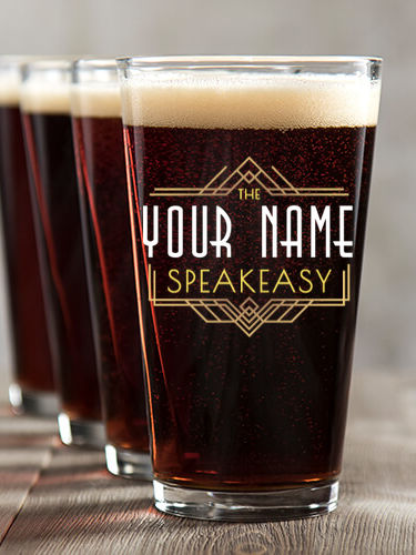 Speakeasy : Pint Glasses - Color Printed