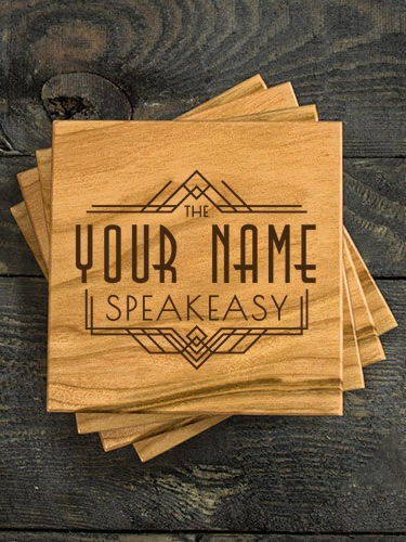Speakeasy : Coasters - Engraved