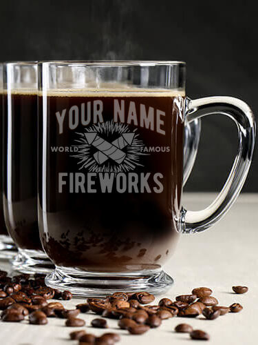 Fireworks : Coffee Mugs - Engraved
