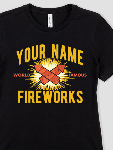 Fireworks : Premium Ladies T-Shirts