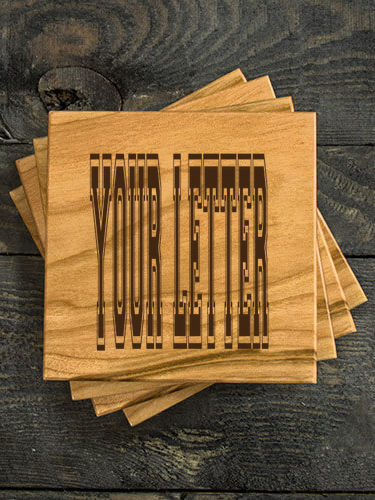 Varsity Letter : Coasters - Engraved