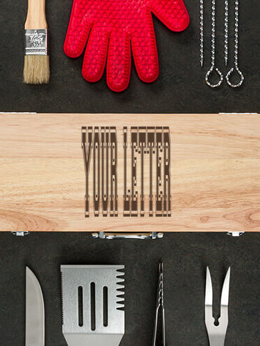 Varsity Letter : 10 Piece BBQ Set