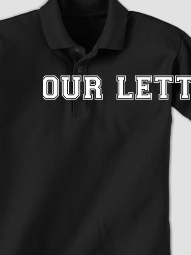 Varsity Letter : Embroidered Polo Shirts