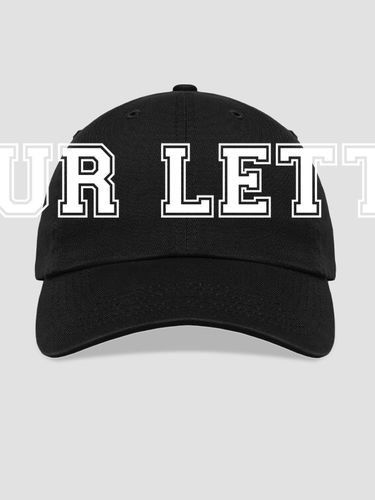 Varsity Letter : Embroidered Baseball Hats
