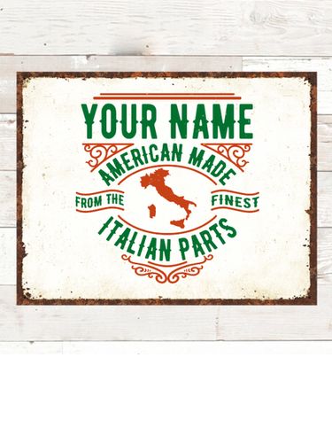 Italian Parts : Tin Signs