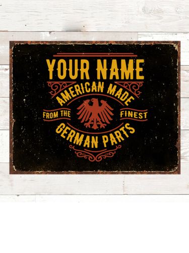 German Parts : Tin Signs