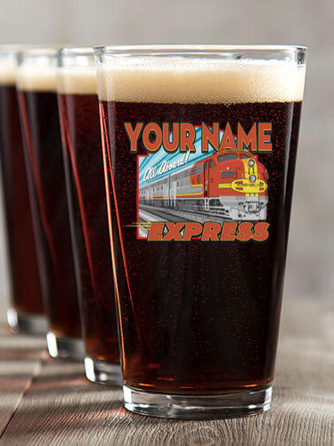 Express : Pint Glasses - Color Printed