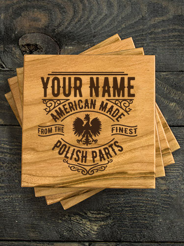 Polish Parts : Coasters - Engraved