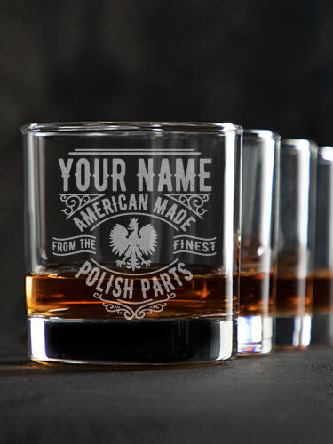 Polish Parts : Rocks Glasses - Engraved
