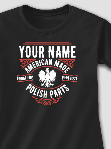 Polish Parts : Adult Ladies Fitted T-Shirt