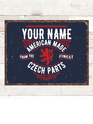 Czech Parts : Tin Signs