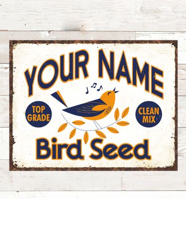 Bird Seed : Tin Signs