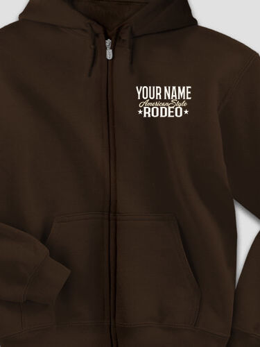 Rodeo : Embroidered Zip Hoodies
