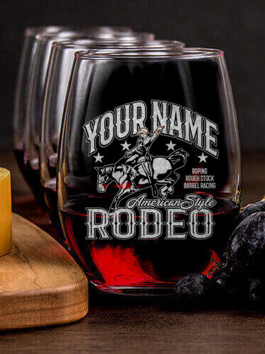 Rodeo : Cheese Board Wine Glass Gift Sets - Engraved