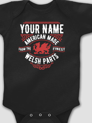 Welsh Parts : Printed Baby Bodysuits