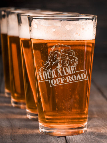 Off-Road : Pint Glasses - Engraved