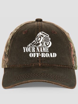 Off-Road : Embroidered 2-Tone Camo Hats