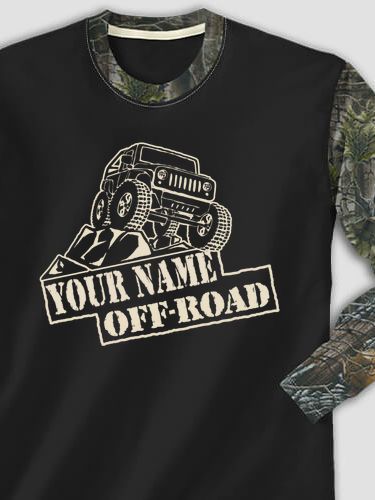 Off-Road : Printed 2-Tone Camo Long Sleeves