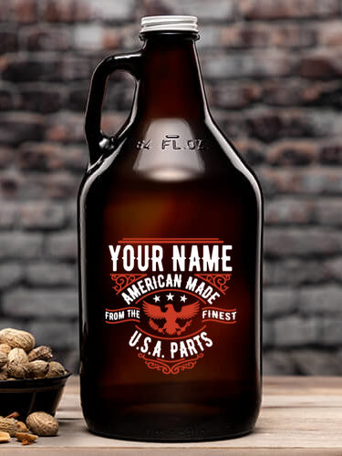 U.S.A. Parts : Beer Growlers - Color Printed