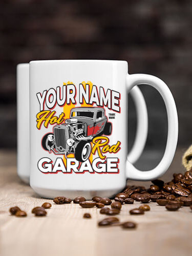 Hot Rod Garage : Ceramic Coffee Mugs