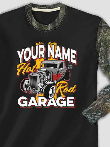 Hot Rod Garage : Printed 2-Tone Camo Long Sleeves