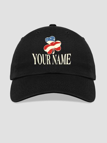 Shamrock Flag : Embroidered Baseball Hats