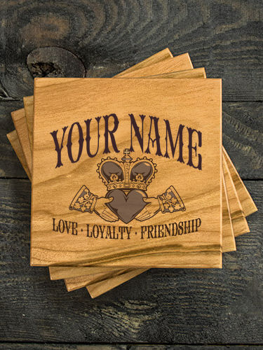 Claddagh : Coasters - Engraved