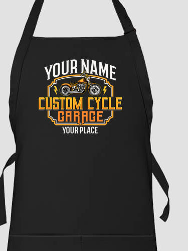 Custom Cycle Garage : Printed Aprons