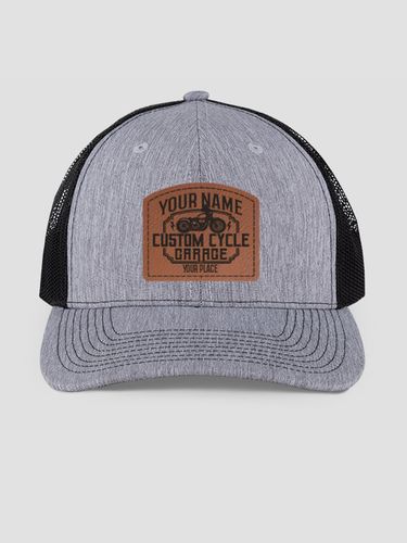 Custom Cycle Garage : Structured Trucker Hats with Patch