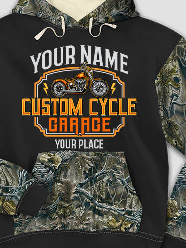 Custom Cycle Garage : Printed 2-Tone Camo Hoodies
