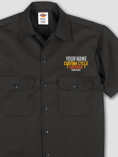 Custom Cycle Garage : Embroidered Work Shirts