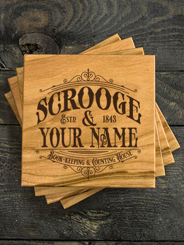 Scrooge : Coasters - Engraved